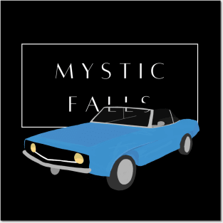 Mystic Falls | Damon's Car Posters and Art